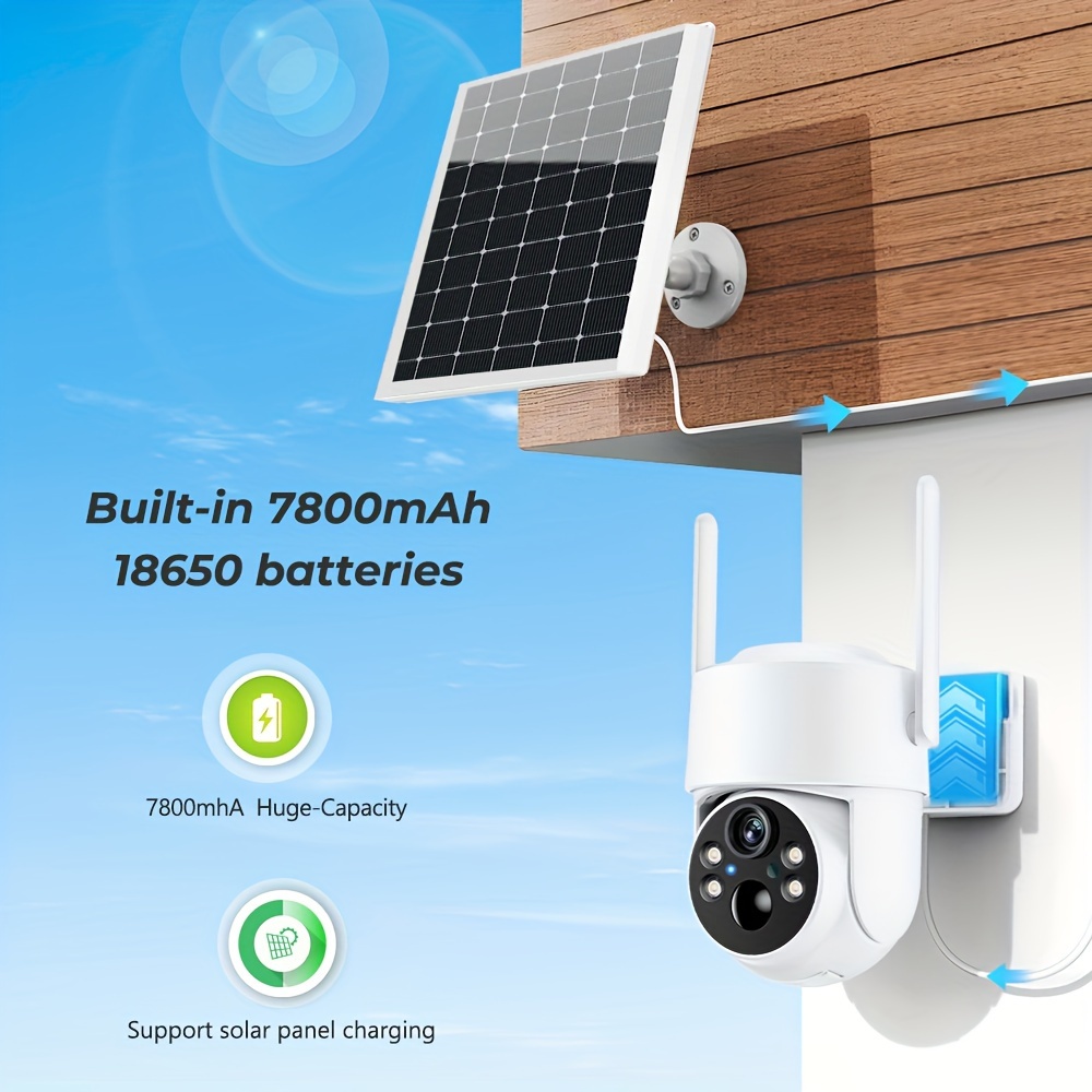 Cámara de seguridad solar 4G inalámbrica para exteriores