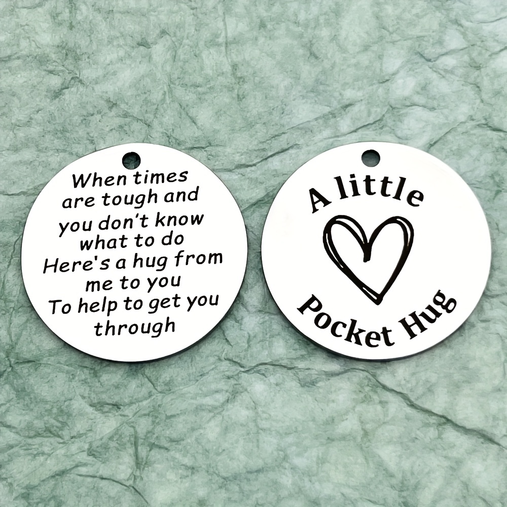 Pocket Hug Token Inspirational Gifts For Daughter I Love You - Temu