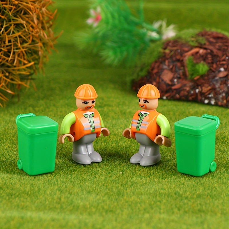 3 Stücke Mini Mülleimer Mülltonne Lernspielzeug Kinder Spielzeug