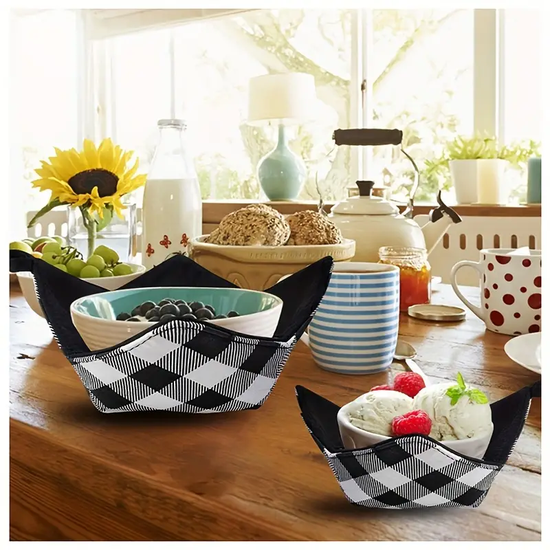 Cotton Microwavable Bowl Cozy, Microwave Bowl Holders
