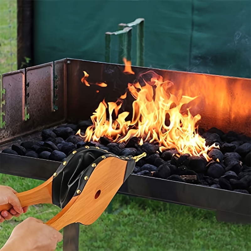 Acheter Soufflet de cheminée pour Camping en plein Air, barbecue, pompe à  soufflet manuelle, cuisine intérieure, ventilateur d'air, 1 pièce
