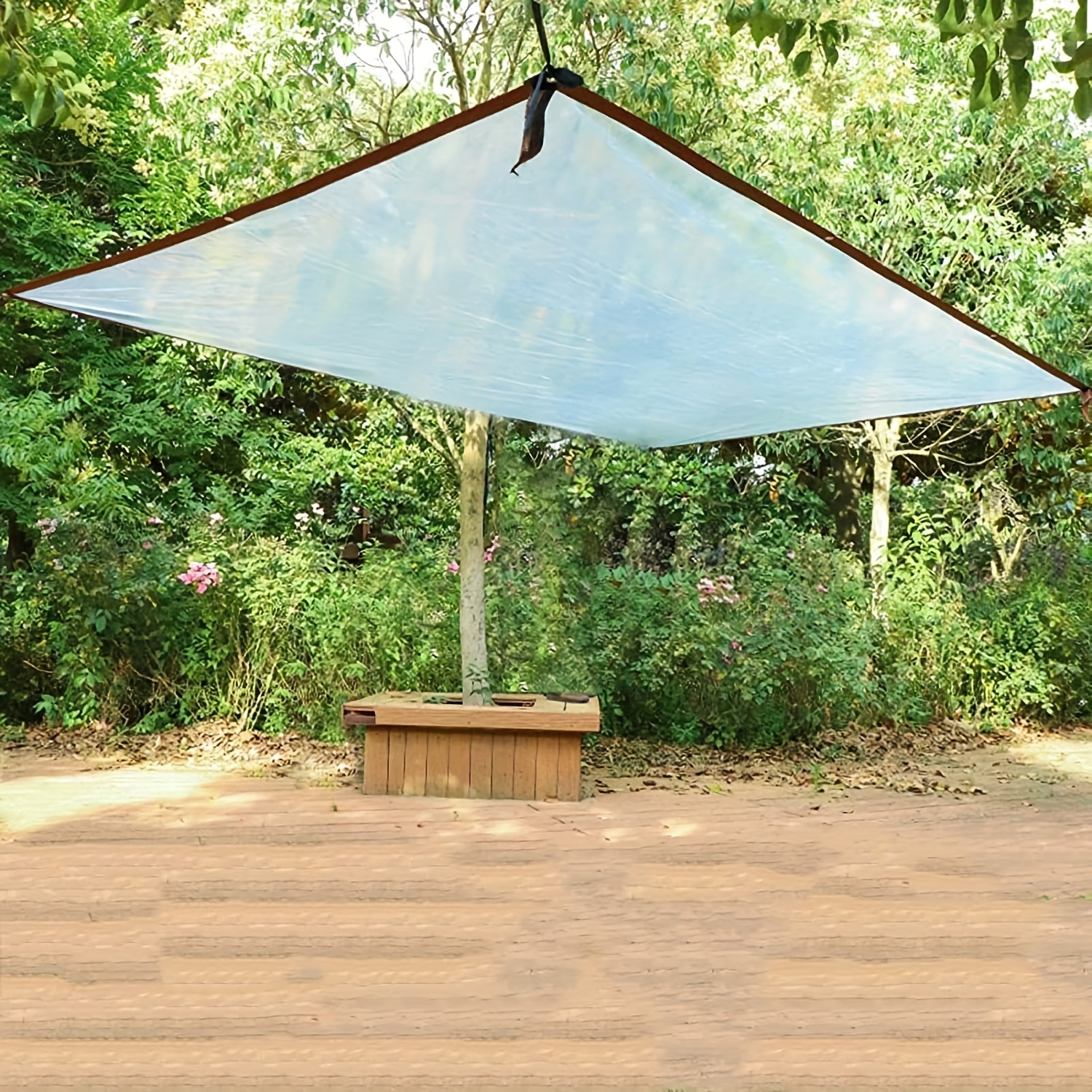 Lona impermeable de plástico, lona transparente reutilizable a prueba de  polvo, toldo para techo de invernadero, cubierta para Patio, jardín  interior y exterior, 2x1m Inevent HA012646-02