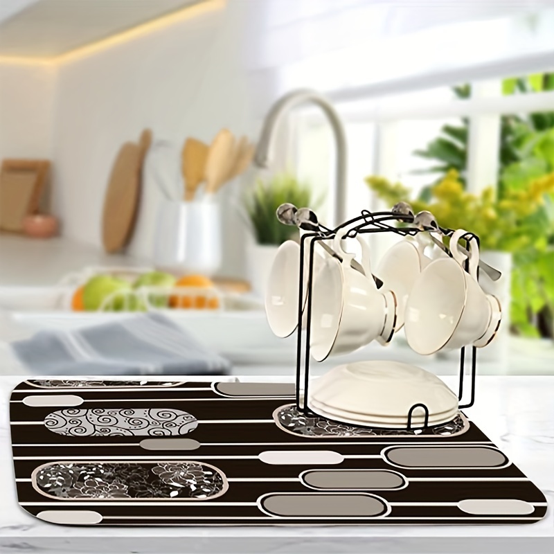 Coffee Mat for Countertops ,Coffee Bar Accessories Fit Under