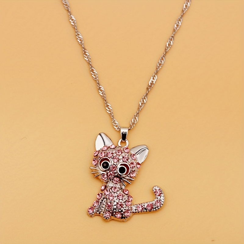 Cute Necklaces For Teen Girls, Adorable Pastel Crystal Necklace For Little  Girls, Cat Unicorn Fairy Gifts For Teens Decorative Accessories Holiday  Gift For Best Friends Boys And Girls - Temu