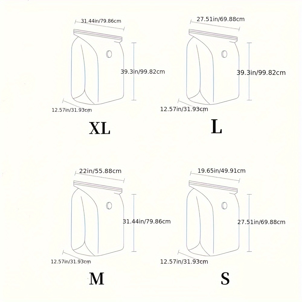 1pc Sacchetto Di Stoccaggio Sottovuoto Per Vestiti E Trapunte, Sacchetto Di  Stoccaggio Sigillato Per Giacche In Piuma Domestica, Compressione Sottovuoto  Salva Spazio - Temu Italy