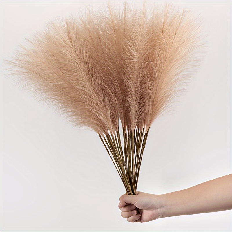 Artificial Pampas Grass fluffy Faux Bulrush Reed Grass For - Temu