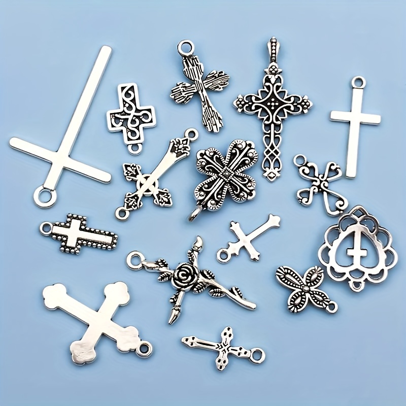 Cross charms for hot sale jewelry making