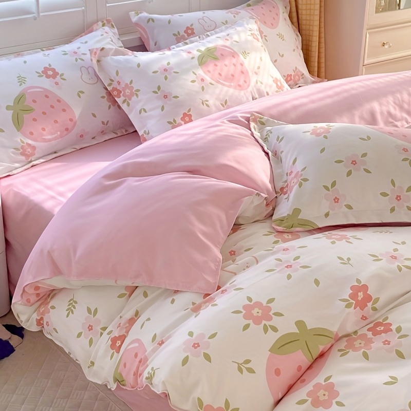 Loves You Pink Bedding, Duvet Cover Set & Pillowcase Zipper