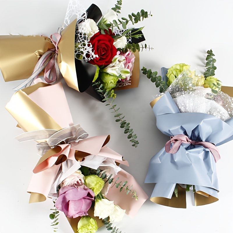 Rose Beauty Flower Wrapping Paper Flower Shop - Temu