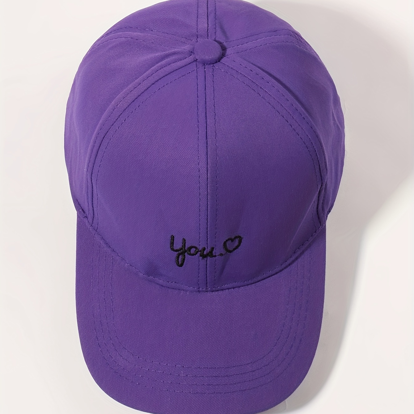 Adjustable Purple Baseball Cap