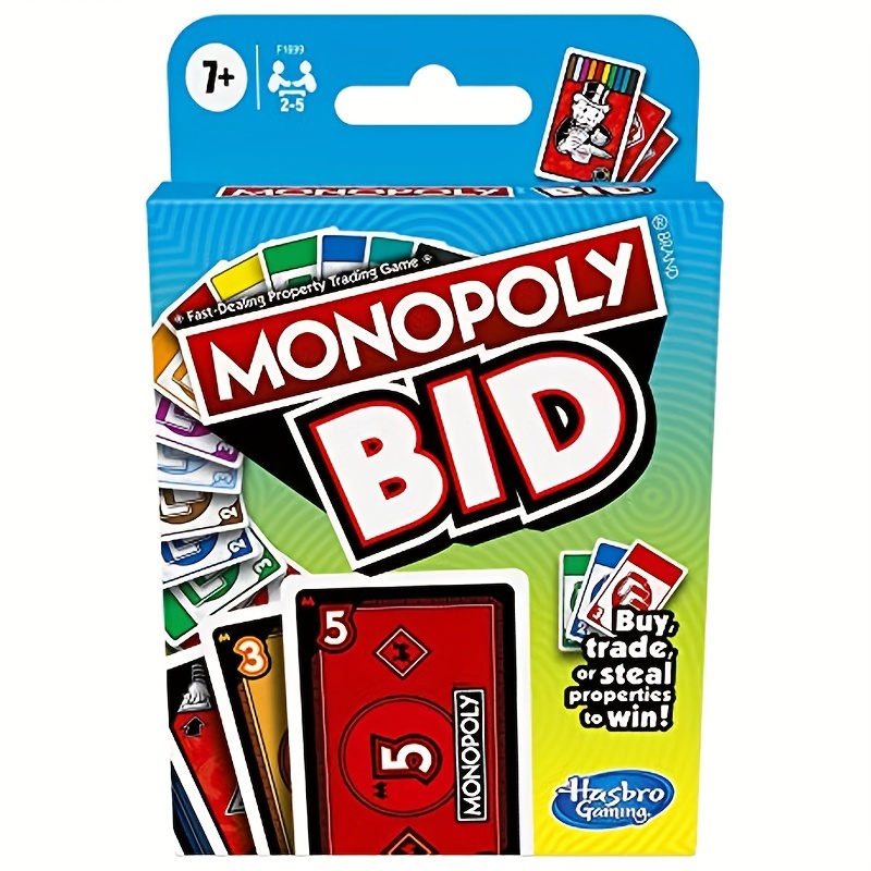 Monopoly Deal Jeu de cartes pour rassemblements, fêtes et autres événements  multijoueurs, cadeau de Noël, de Thanksgiving, cadeau de jeu