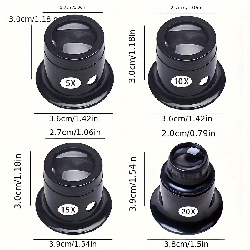 5x/10x/watch Jewellery Magnifier Loupe Eye Len Eyepiece - Temu