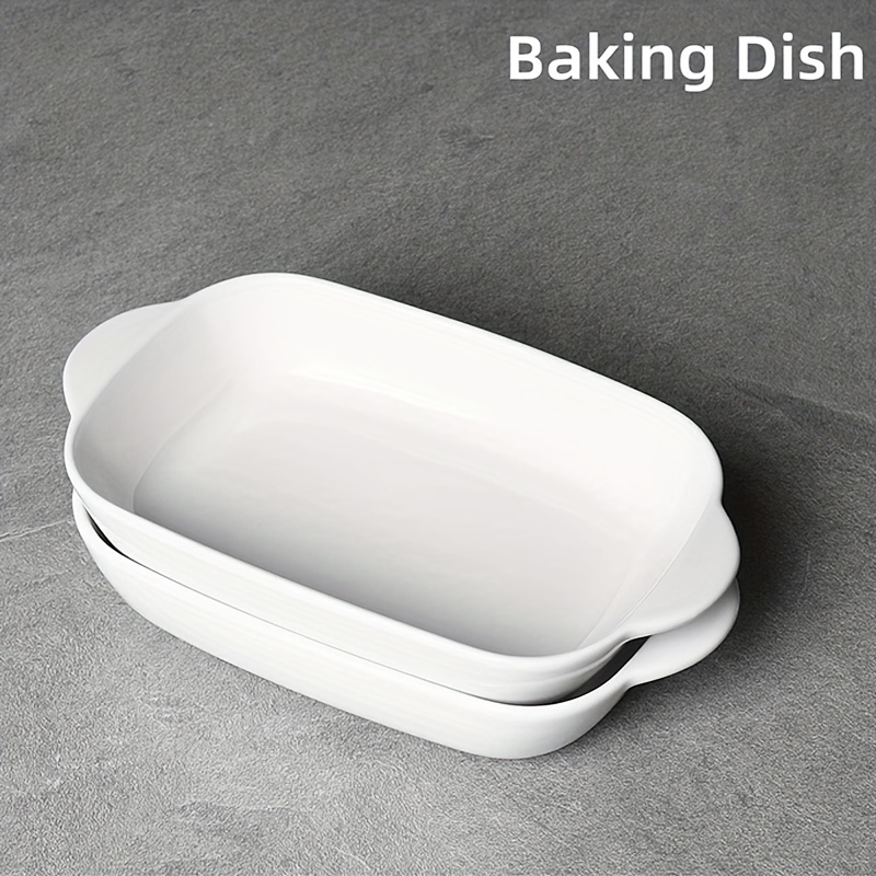 Bakeware Set, Ceramic Baking Dish, Rectangular Baking Pans Set