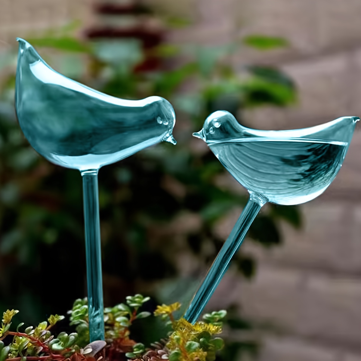 Grands globes d'arrosage automatique pour plantes, forme d'oiseau