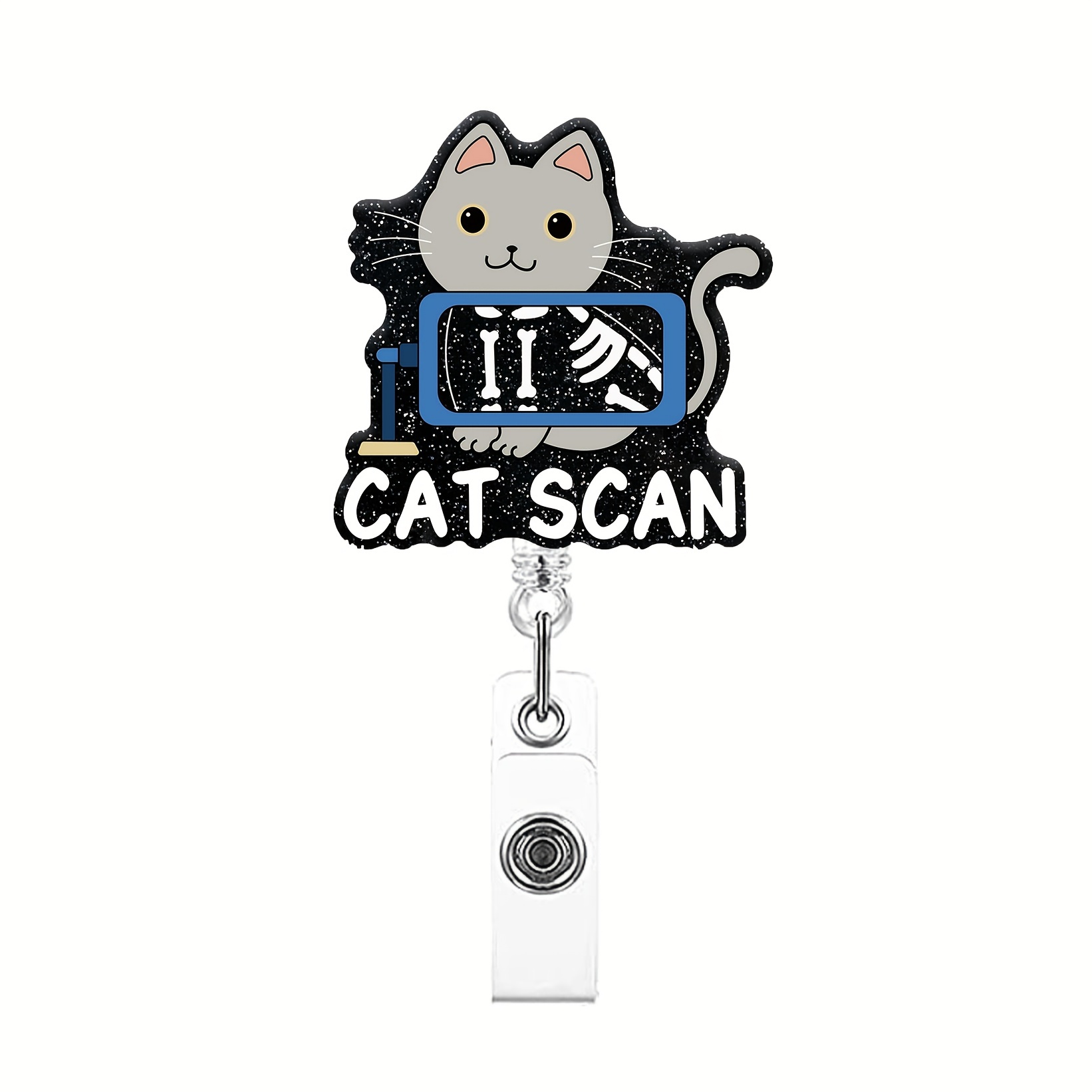 This Patient Needs A Cat Scan Funny Retractable Badge Reel, Cute Badge  Holder Gift for Cat Lovers, Birthday Gift for Radiology Technicians