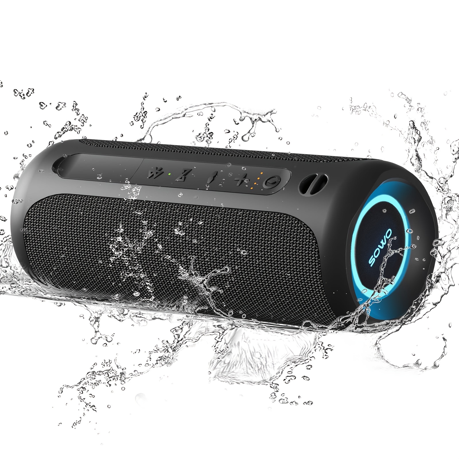 Haut-parleur audio Bluetooth rétro haute puissance 60W TWS, double  microphone sans fil pour la maison
