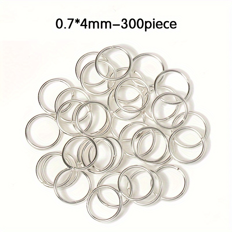 Open Jump Rings, 8mm Colorful O-ring Connectors for DIY Crafts