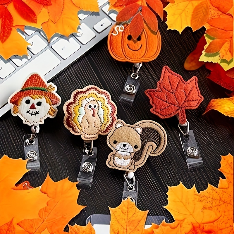 Happy Halloween Badge Reel Retractable Id Clip 's Spooky - Temu