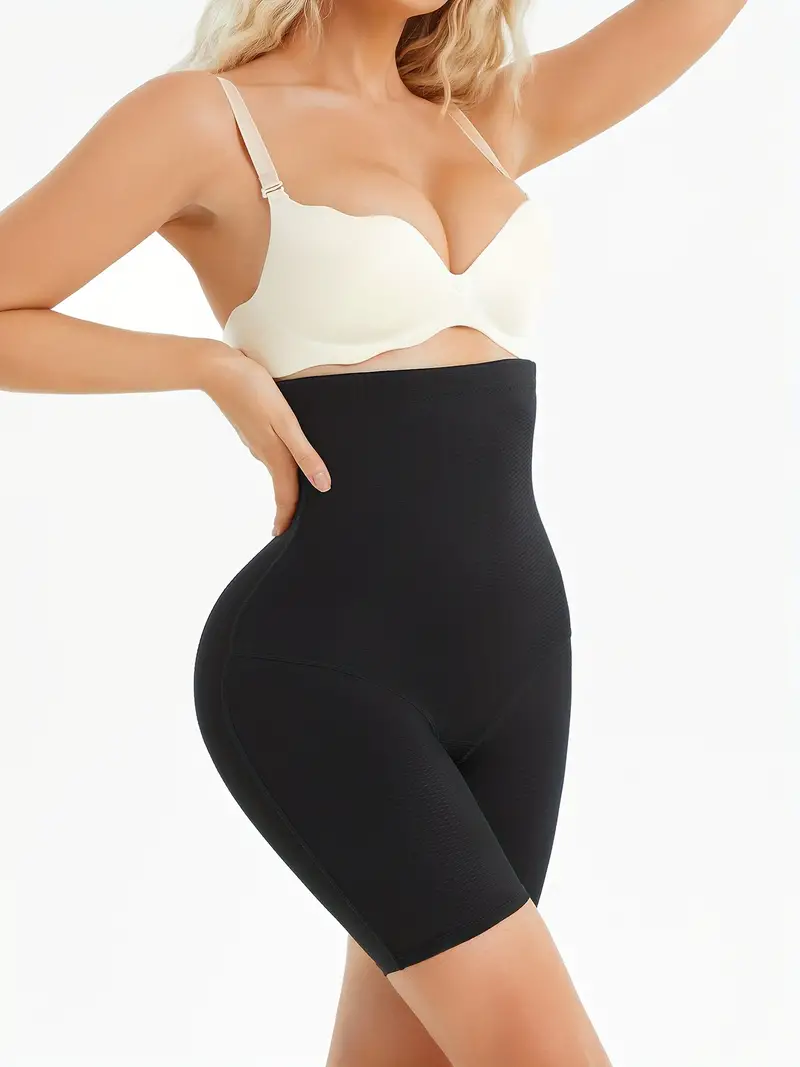 High Waist Trainer Tummy Control Shapewear, Butt Enhancement Padded Butt  Lift Casual Panties, Women's Activewear