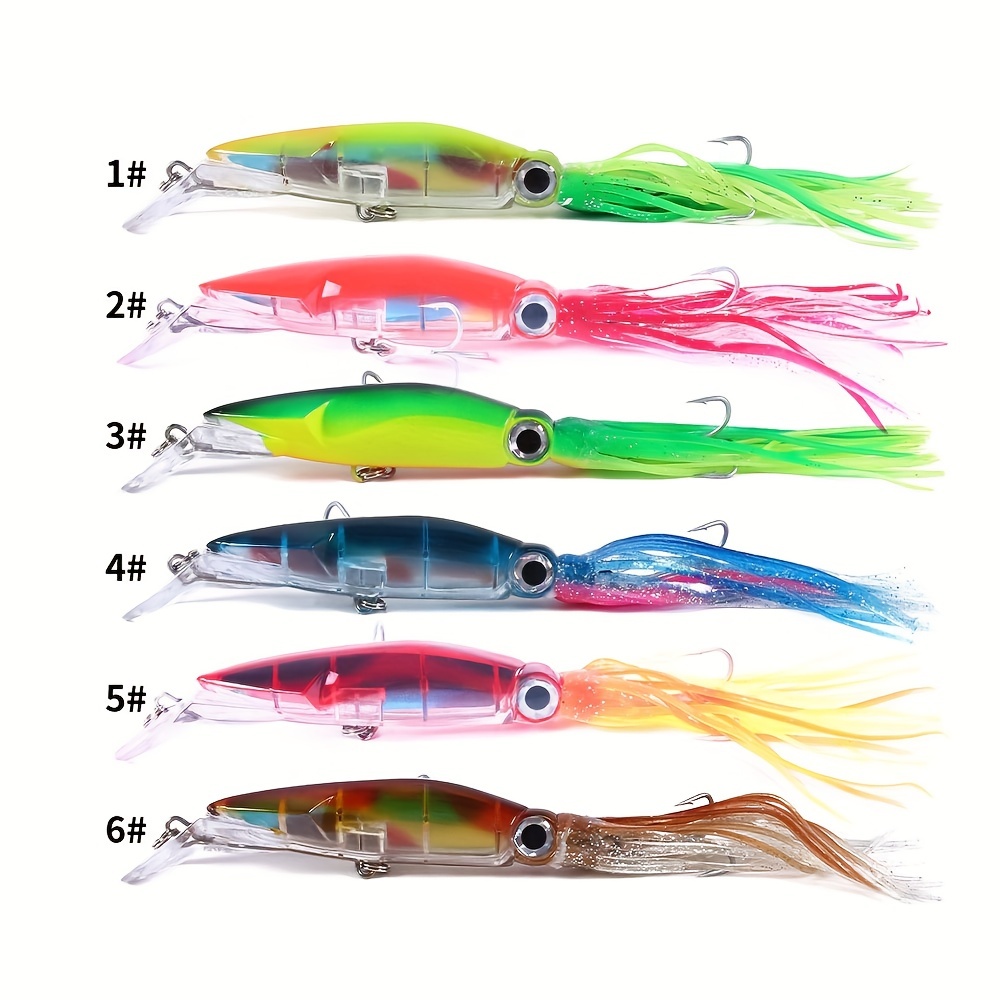 Bionic Squid/octopus Lure Long Casting Fishing Tackle - Temu Japan