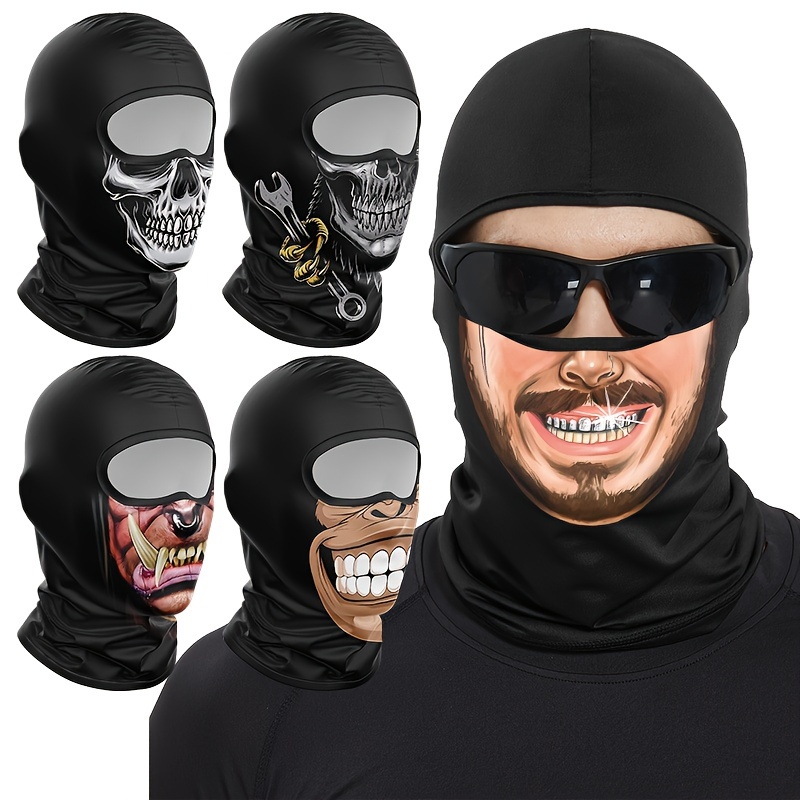 Motorcycle Head Cover Male Riding Mask Outdoor Sports Fishing Full Face Uv  Protection Neck Cover Sunscreen Viscose Quick Dry Breathable Balaclava -  Automotive - Temu Canada