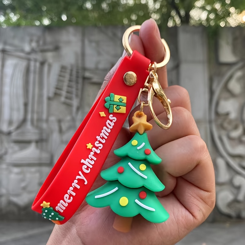 20pcs Christmas Series Keychain Cute Metal Key Ring Purse Bag Backpack Car Key Charm Christmas Tree Decoration Accessory Party Favors Gift,Temu