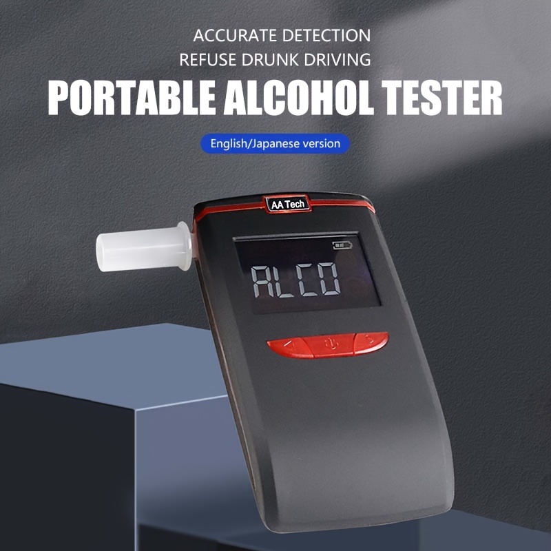 1-teiliger Alkoholtester (ohne Batterien Und Mit 2 AAA-Batterien),  Digitaler Alkoholtester - Temu Switzerland
