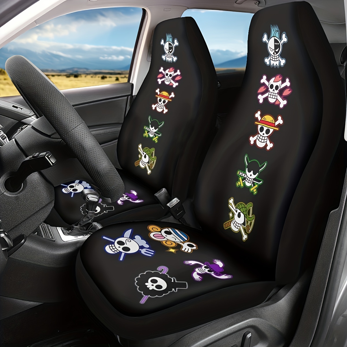 Housses de siège de voiture avec ceinture de sécurité intégrée