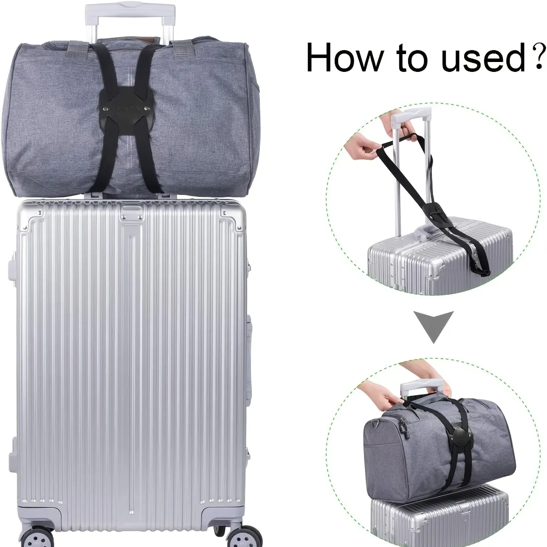 Rationeel essence Voorkomen Two Packs Bag Bungee Luggage Bungee Luggage Straps Suitcase Adjustable Belt  An Adjustable And Portable Travel Suitcase Accessory | Today's Best Daily  Deals | Temu
