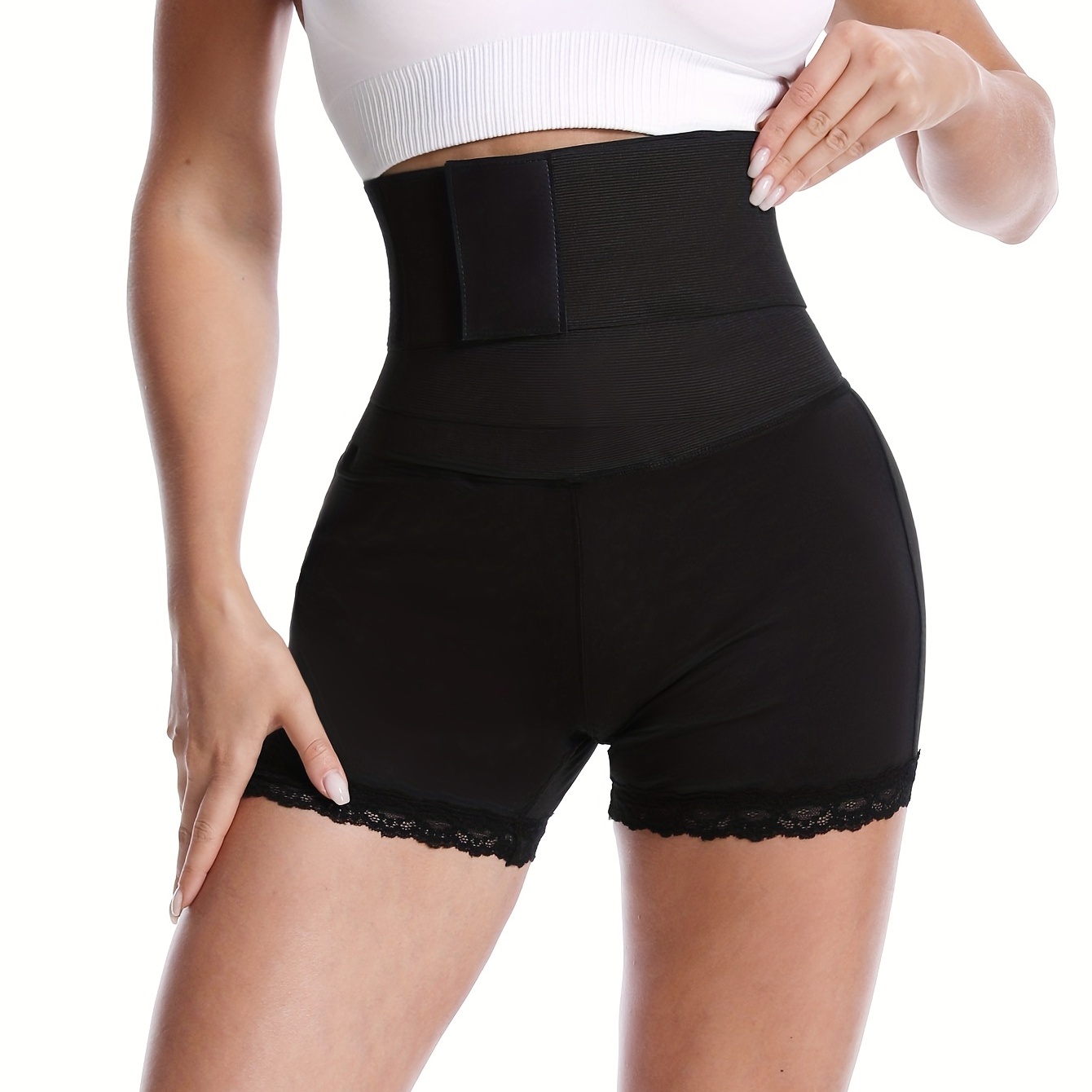 Women's Waist Trainer Corset Belt: Under Clothes Sport Tummy Control Long  Torso Shapewear