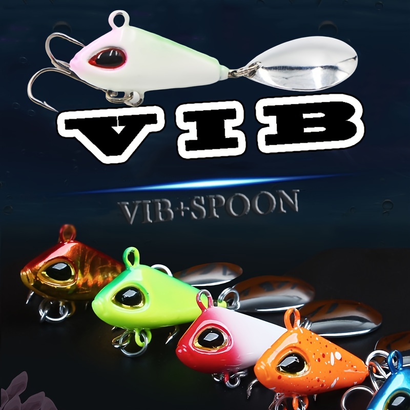 Vib Crankbaits Fishing Lure Spoon Wobble: Ultimate Spin Jig - Temu