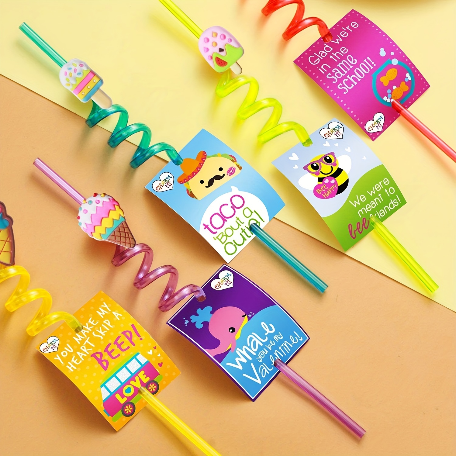 Reusable Snowflake Straws For Girls Birthday Party Supplies