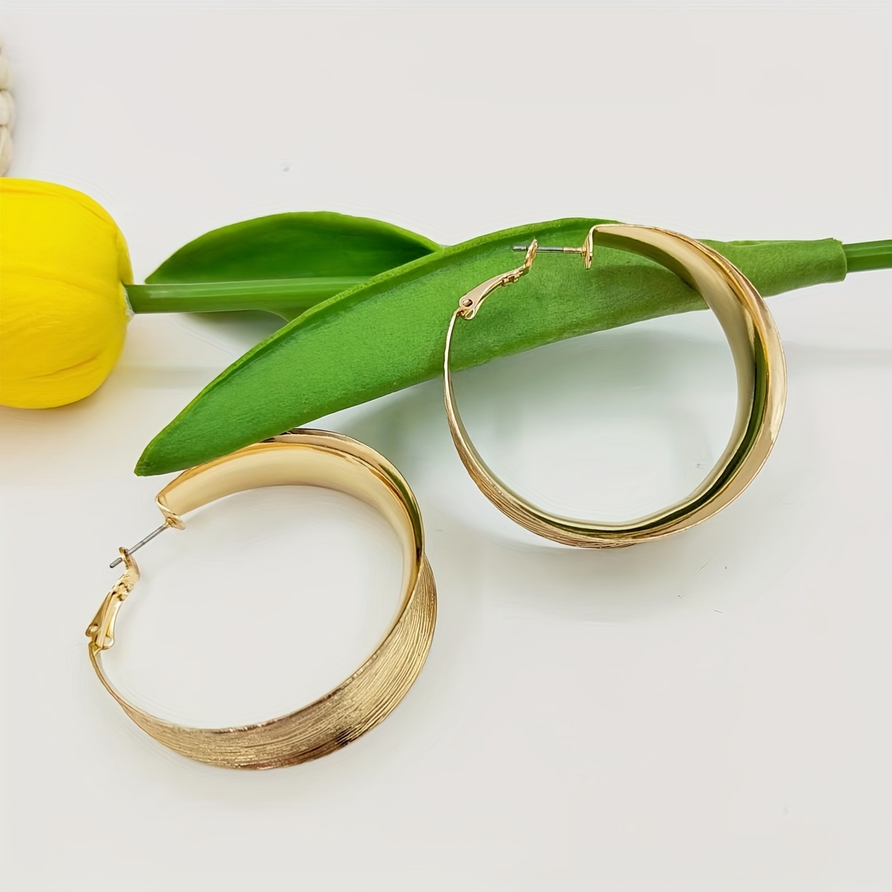 Exaggerated Big Circle Earrings for Women's Temperament