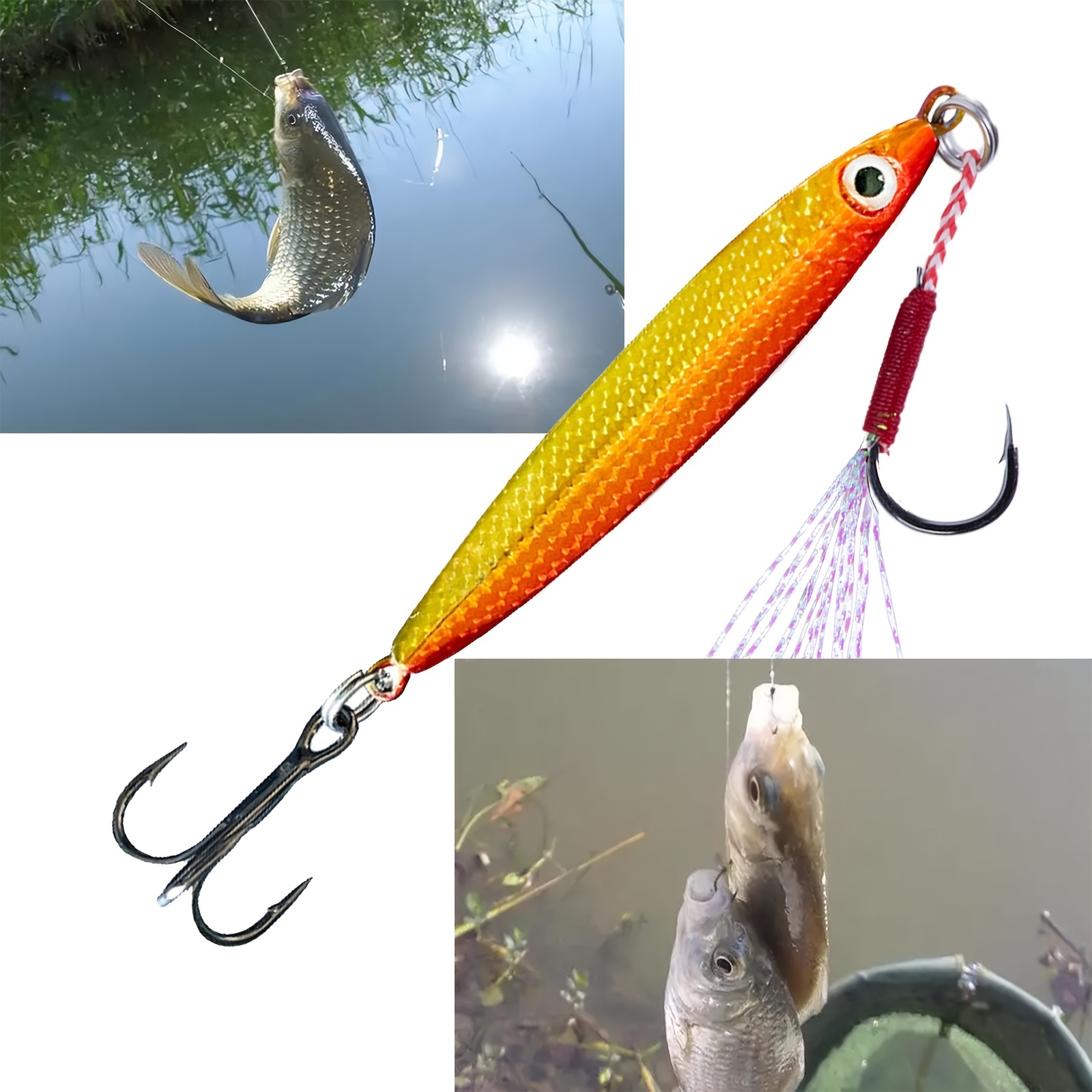 Goture 1pc Gold Lures Vertical Saltwater Lead Jigs Deep Sea Fishing Lures  Slow Jigging Pitching Artificial Lures For Bass, Walleye - Sports &  Outdoors - Temu Germany