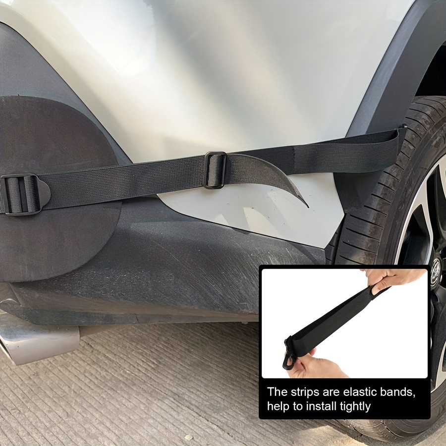 Protector universal para parachoques trasero de coche, moldura de goma  embellecedora para la puerta del maletero, almohadilla para estilismo, tira  para cobertura de 104x9 cm, 90x8cm - AliExpress