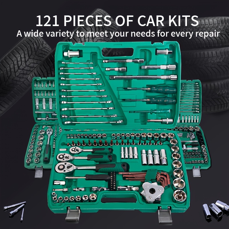 Car Repair Kit Tools Car Repair Machine Repair Quick Ratchet - Temu