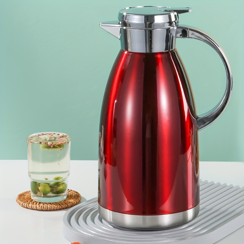 Thermal Vacuum Insulated Coffee Carafe Red