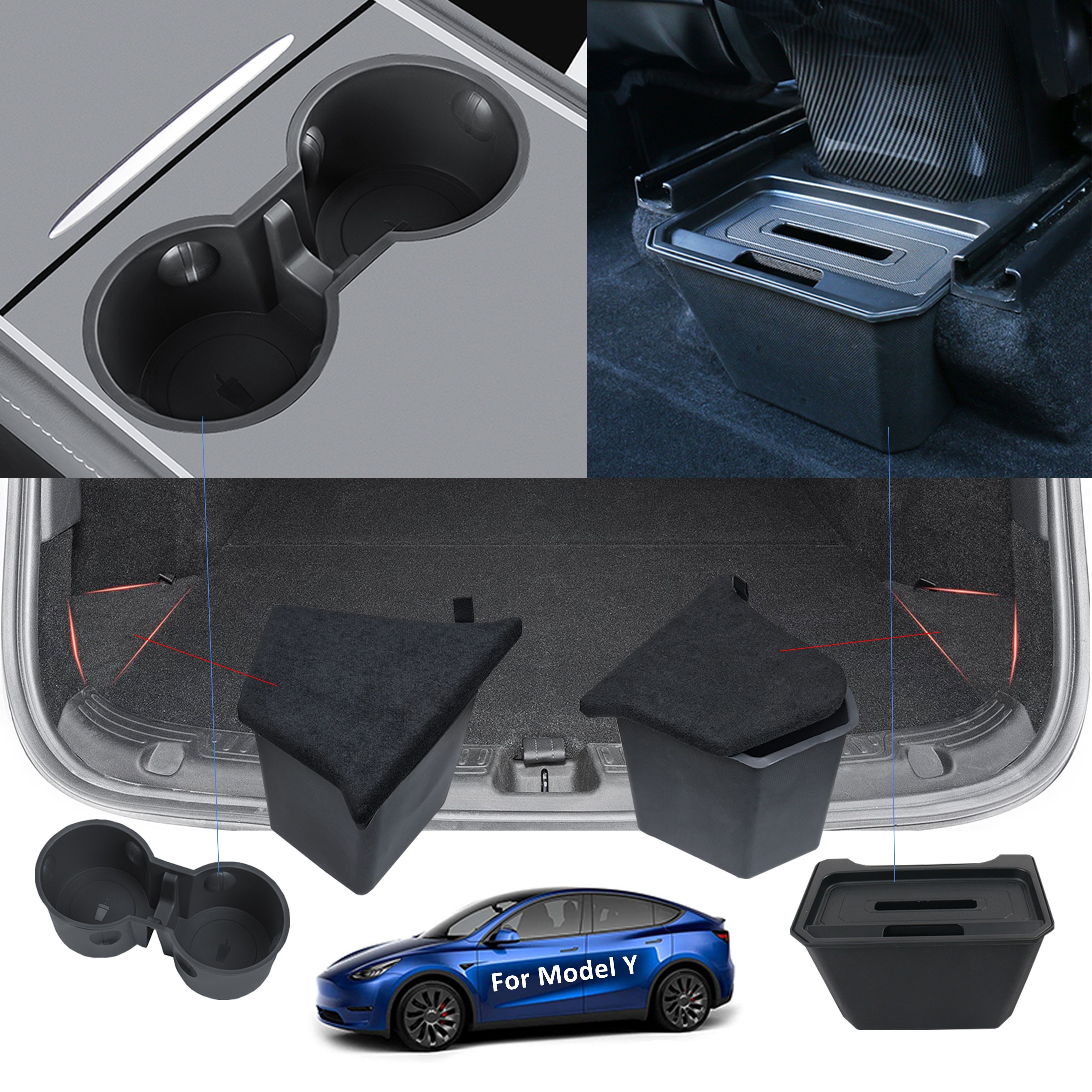 Leather Car Storage Box: Multifunctional Air Outlet Mobile - Temu