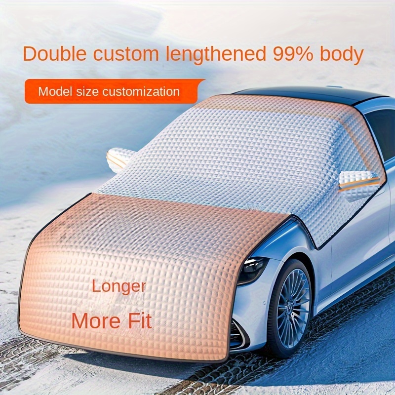 

Car Snow Cover Front Gear Snow Cover, Glass Cover Snow Cover Winter Anti-freeze Front Windshield Thickened Extended Sunscreen Sunshade