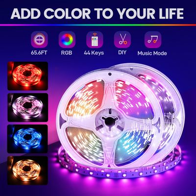 10m LED Lights Strip, Wireless LED Strip Music Lights With Color Changing