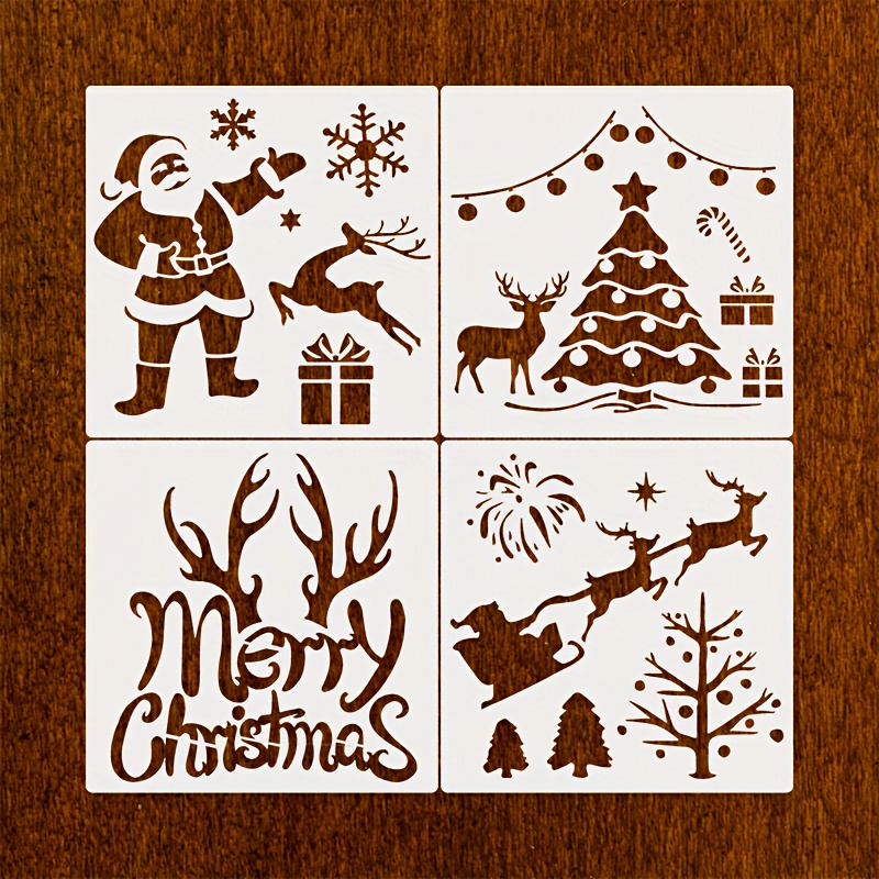 Wooden Christmas White Snowflake Cutouts Ornaments - Temu