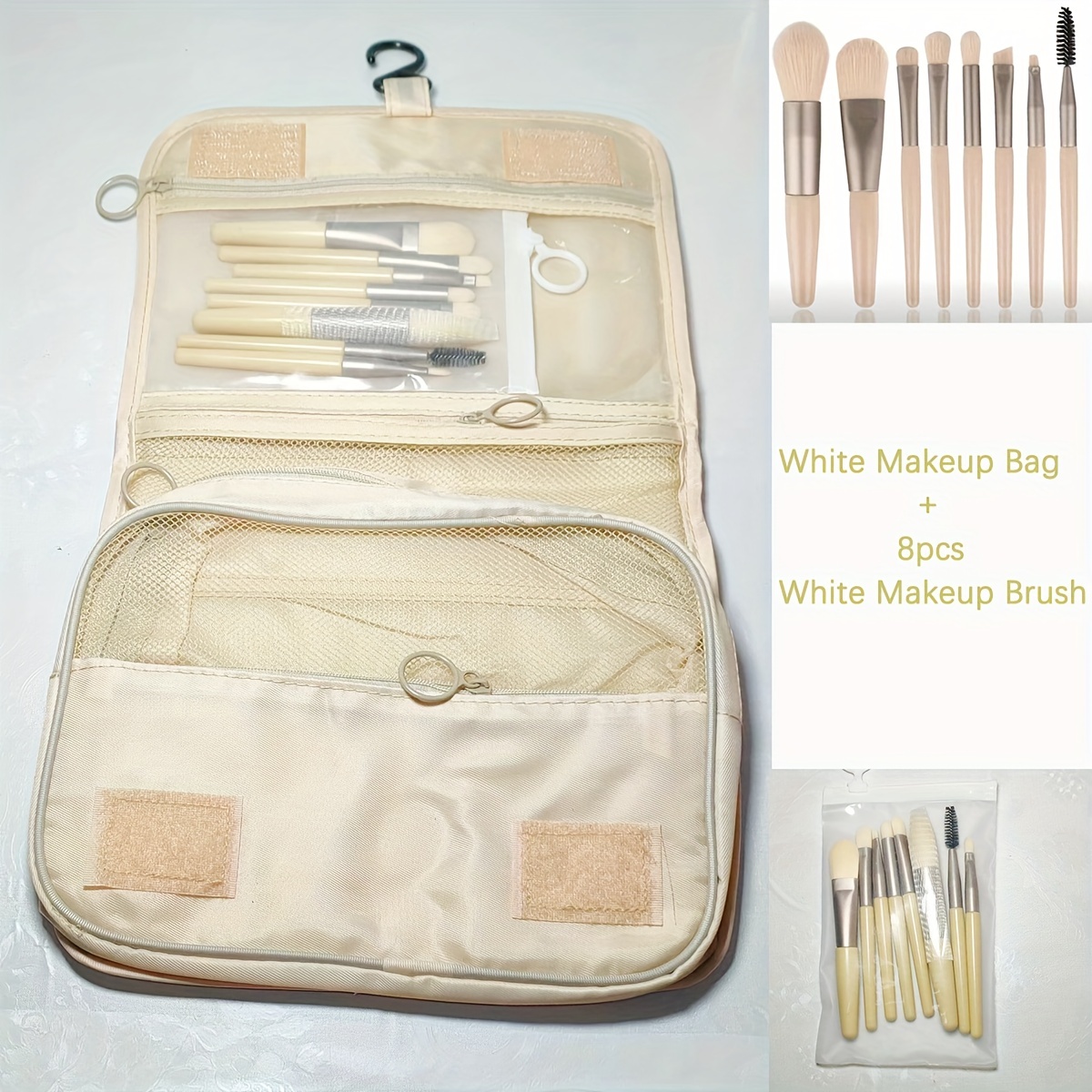 Portable Plaid Pattern Cosmetic Bag, Waterproof Makeup Storage Bag, Travel  Accessories Toiletry Bag - Temu Israel