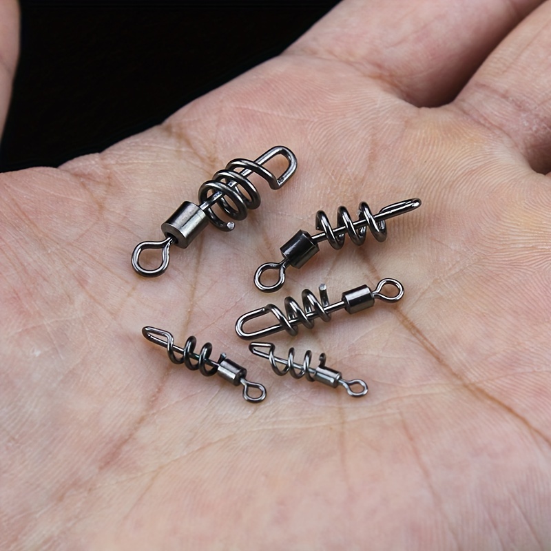 250pcs/Set Fishing Rolling Barrel Swivel, Line Hook Connector, Fishing  Accessories With Box, 5 Size, 2# 4# 6# 8# 10#