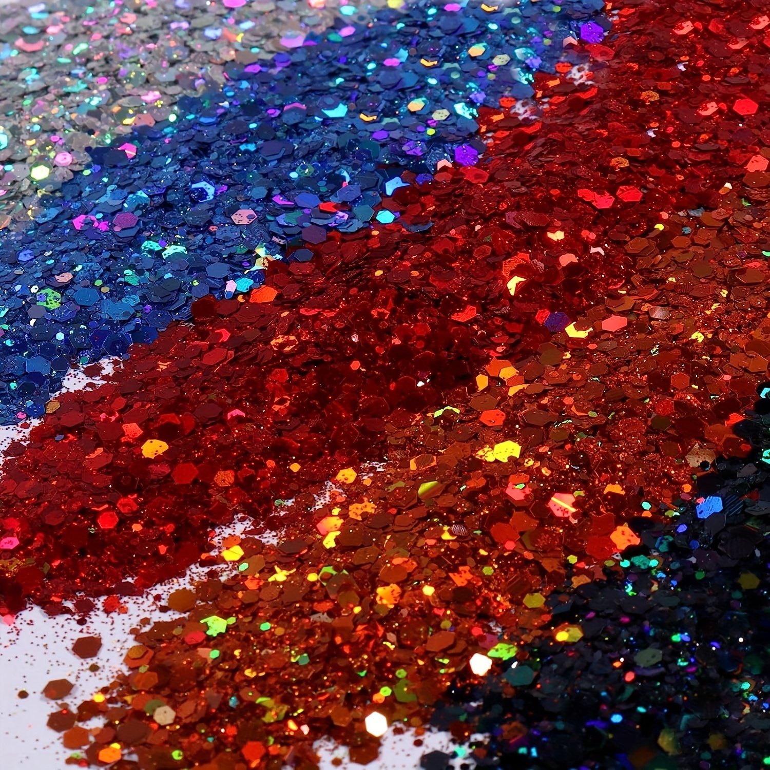 PrettyG 1 Set 12 Colors Colors Shift Chunky Mix Shape Glitter for Resin DIY  Making Art Craft Nail Makeup Decoration BSX