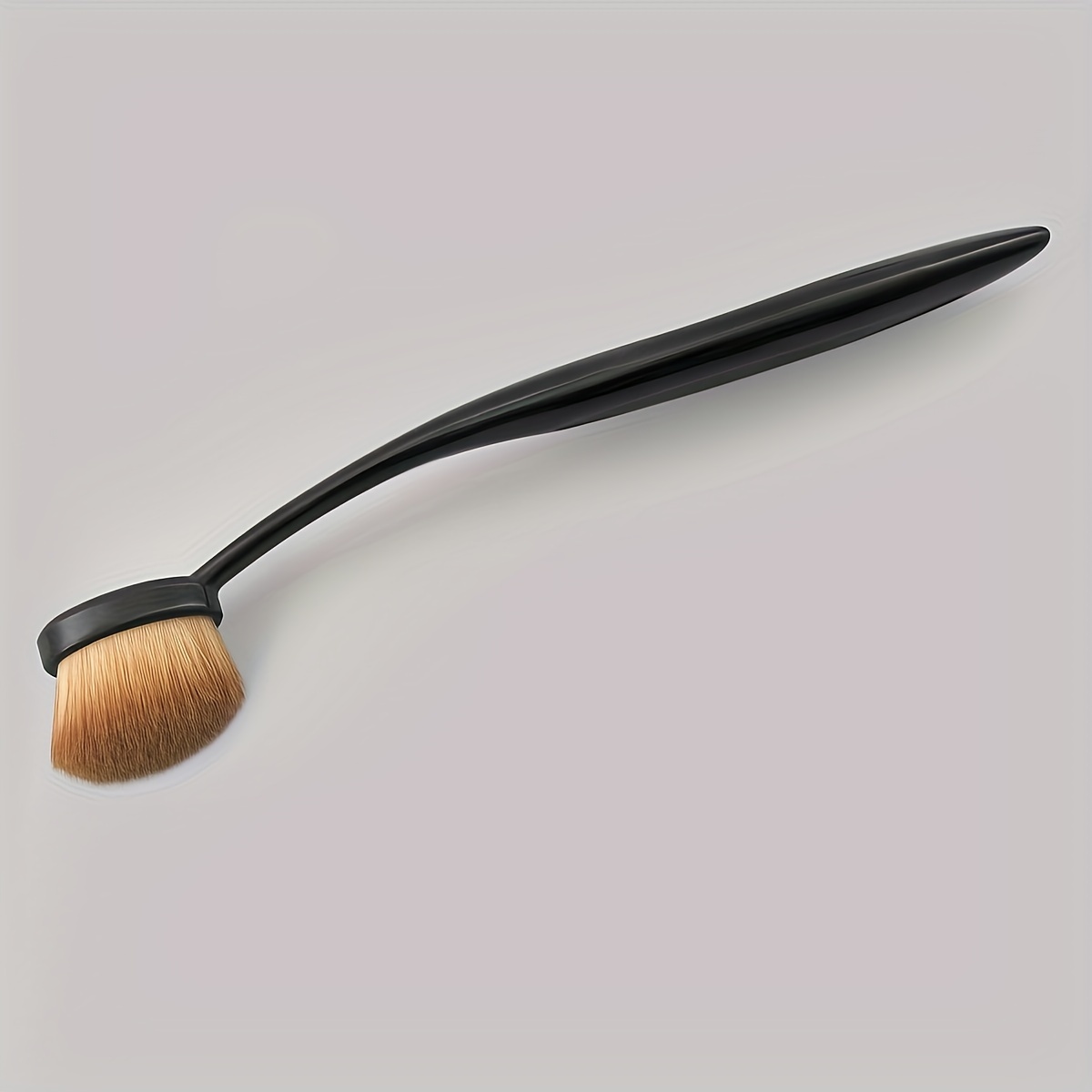 Foundation Brush For Liquid Makeup Oval Toothbrush Shape - Temu