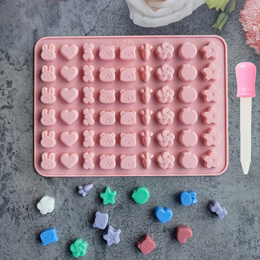 Gummy Bear Mold, Candy Molds, Fondant Chocolate Candy Silicone