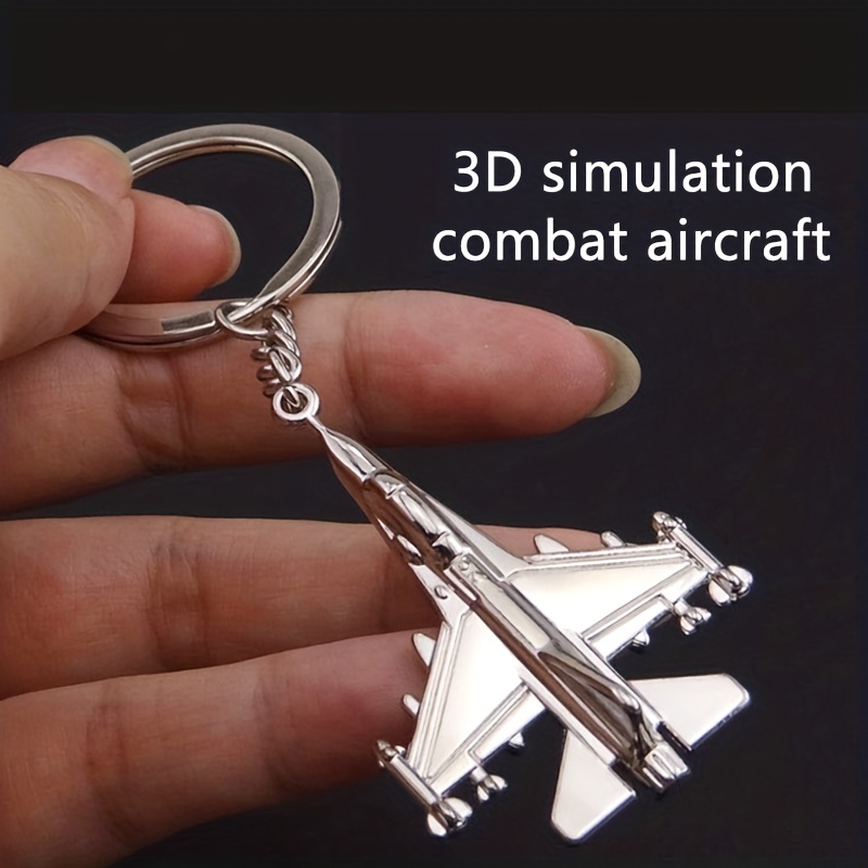 Modello di aeroplano tridimensionale Simulazione portachiavi Mini portachiavi  aereo
