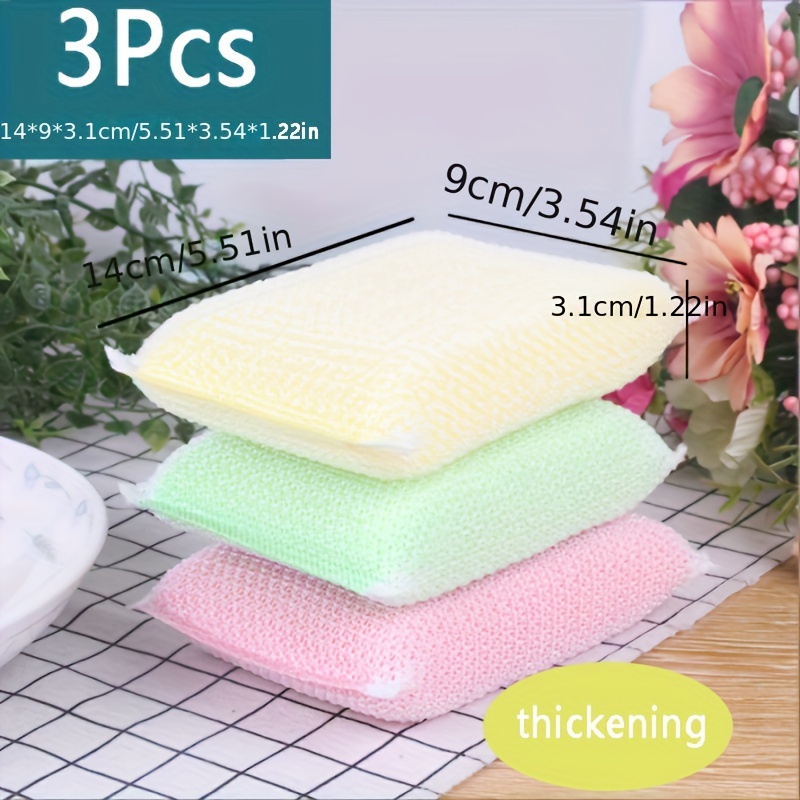 Multi-Purpose Nylon Cleaning Pad 12 Pack, Non-Scratch Kitchen Sponges Scrub  for Dishes - China Scouring Pad and Kitchen Cleaning Sponge price