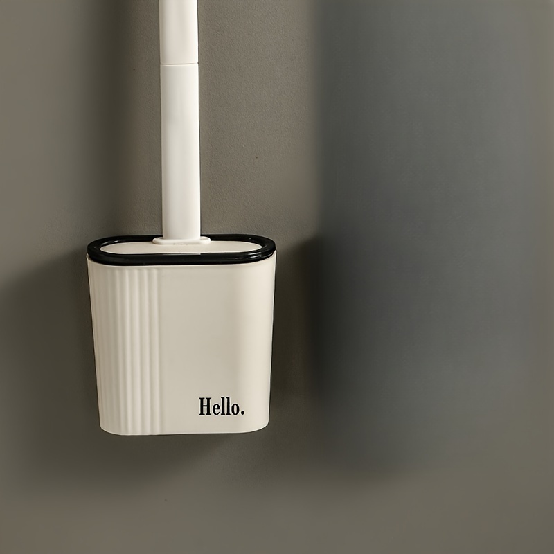 Toilet Brush and Holder,Compact Size Toilet Bowl Brush with