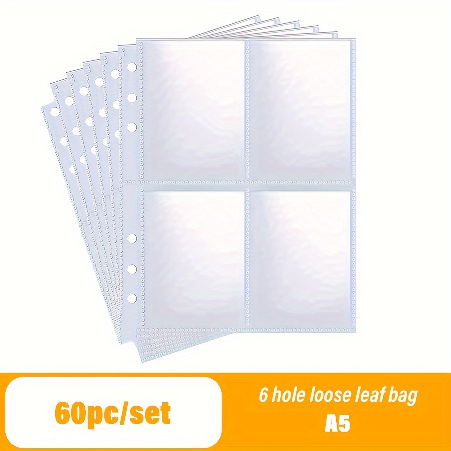 Double-sided 6 Ring A5 Pocket Refill